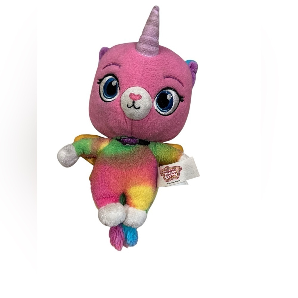 Rainbow Butterfly Unicorn Kitty Felicity 8" Plush Stuffed Animal Toy Nickelodeon